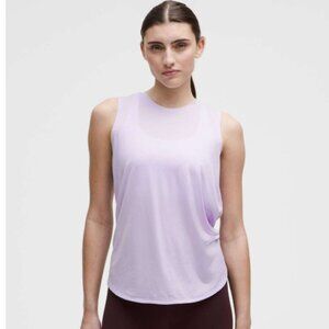 Lululemon Lightweight Split-Back Training Tank Top Lavender Frost